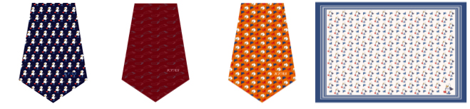 2025 추계 기념품 - 넥타이 3종 및 스카프